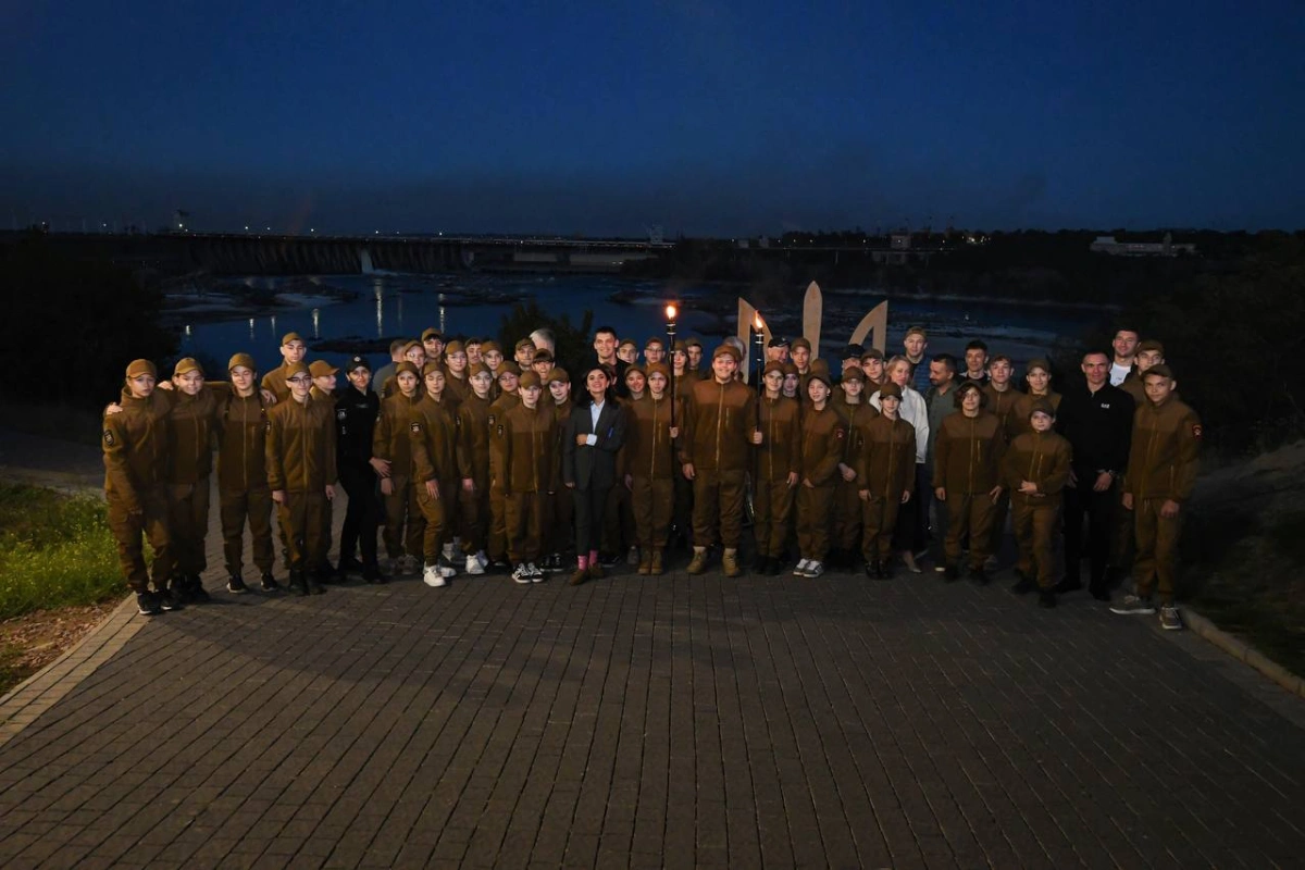 Посвята Дніпровського та Хортицького осередків юнацького руху "Байда"